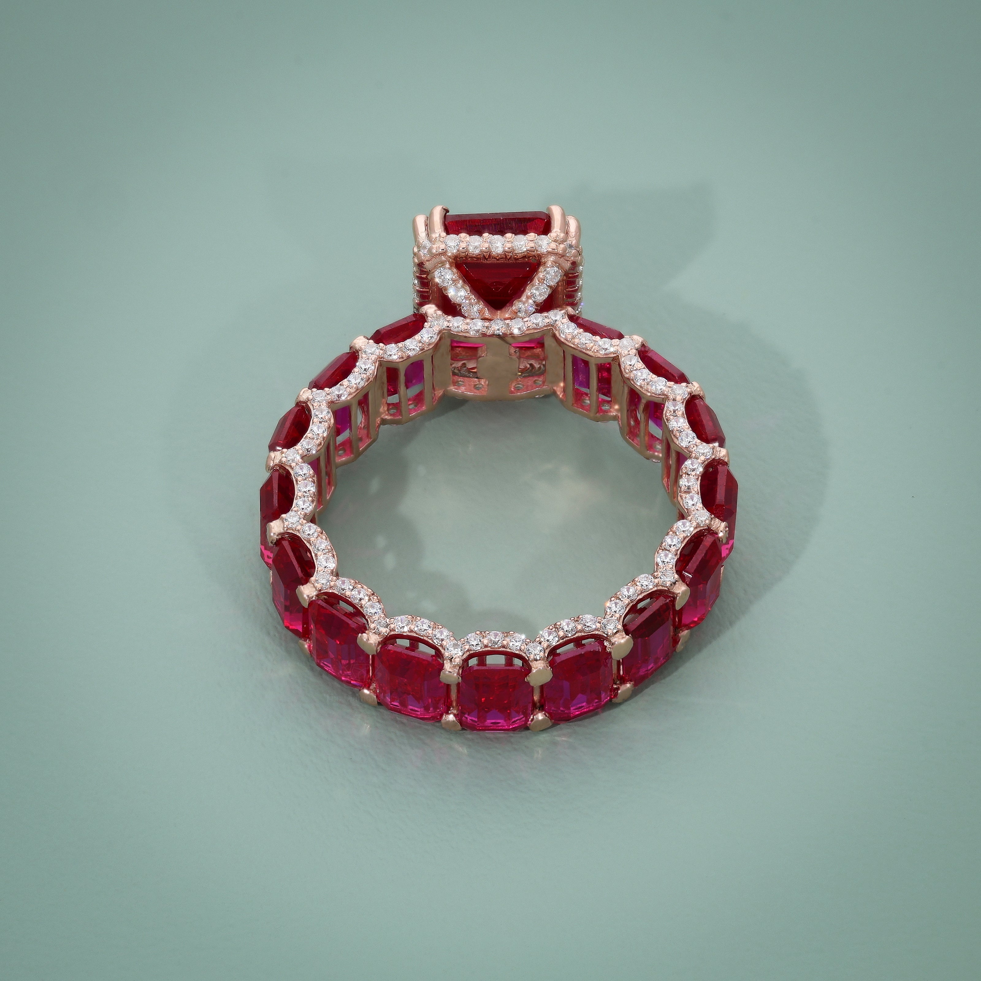 Emerald Blaze Ring