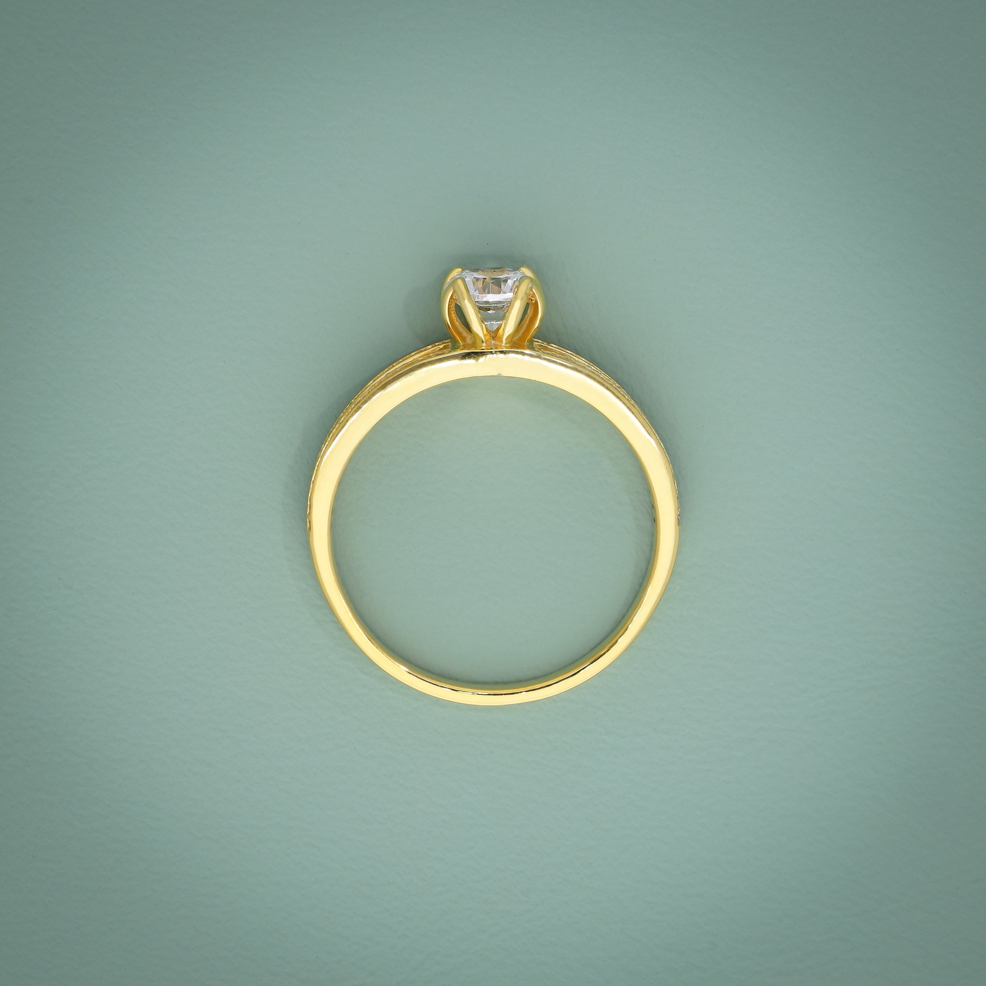 Golden Glint Ring